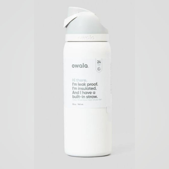 Owala Other - 🌟OWALA 32 oz "SHY MARSHMALLOW " 32oz FREE SIP WATER BOTTLE  INSULATED BRAND NEW